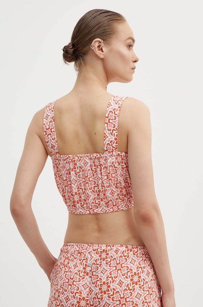 Oblečenie Top Roxy VILLA WOVEN ERJWT03623 oranžová