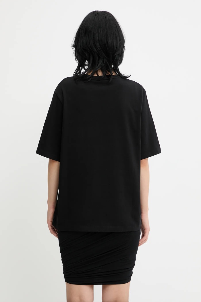 Clothing Maison Kitsuné cotton t-shirt Handwriting Comfort MW00126KJ0119 black