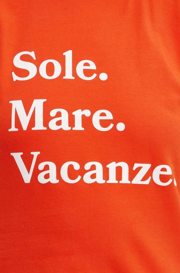 Тениска Drivemebikini Sole Mare Vacanze 2022.DRV.024.HR оранжев