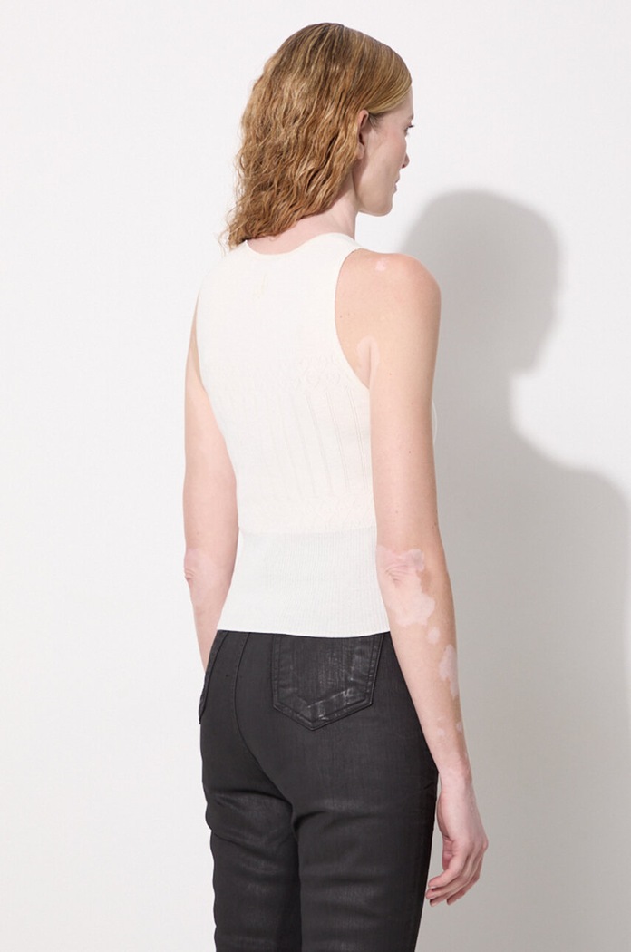 Clothing JW Anderson top Pointelle Tank Top KW1133.YN0324.001 beige