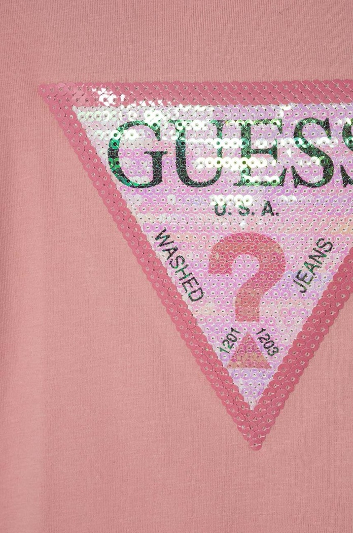 DÍVKA Dětské tričko Guess K4RI31.K6YW1.PPYH růžová