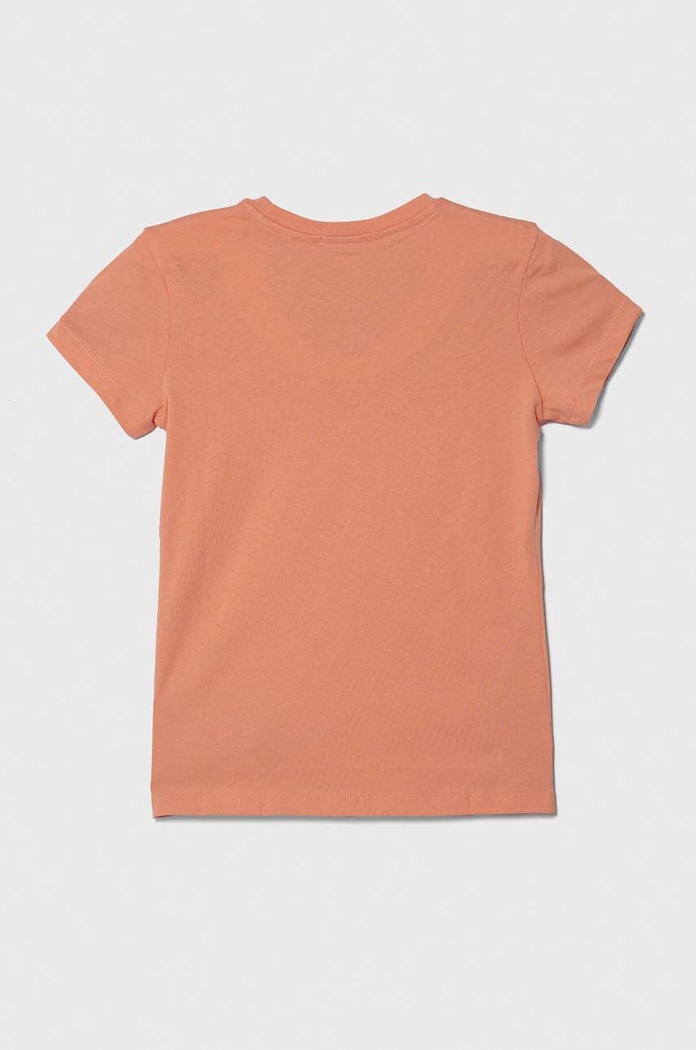 Calvin Klein Jeans t-shirt bawełniany dziecięcy IG0IG01470.128.176.PPYH pomarańczowy SS24