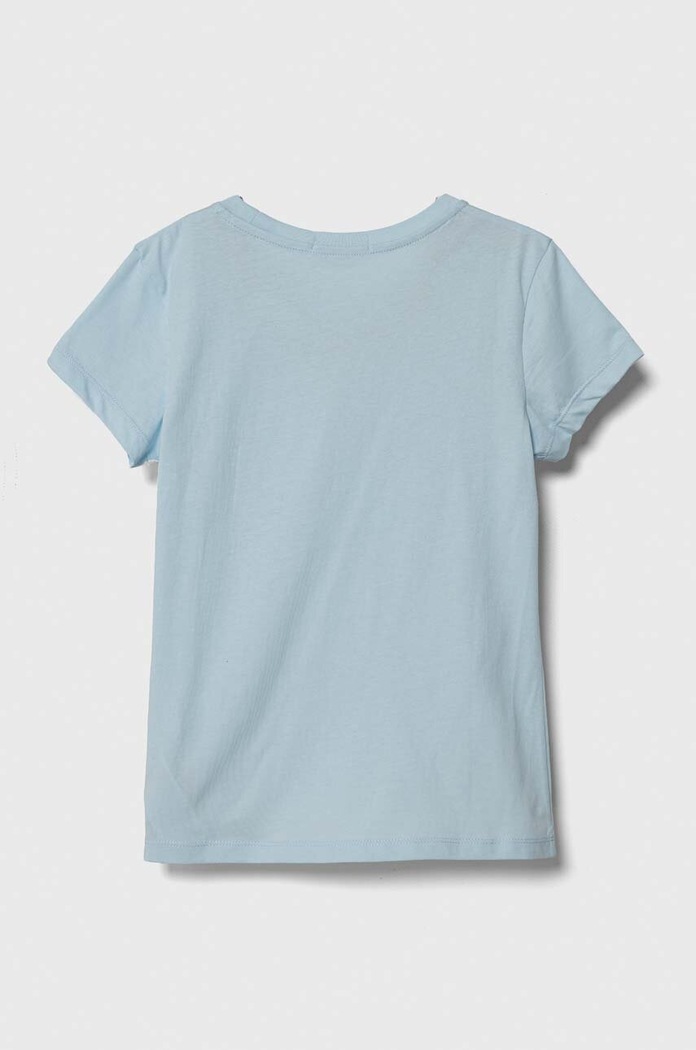 Dětské bavlněné tričko Calvin Klein Jeans IG0IG01470.128.176.PPYH modrá SS24