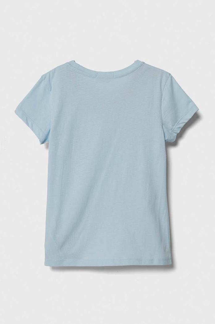 Dětské bavlněné tričko Calvin Klein Jeans IG0IG01470.128.176.PPYH modrá SS24