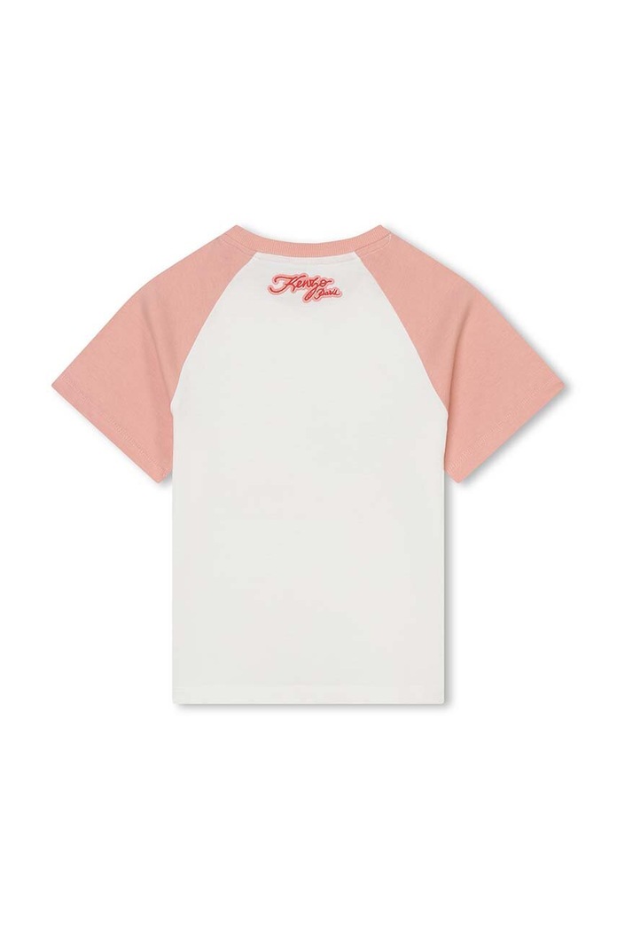 Dětské bavlněné tričko Kenzo Kids K60257. bílá SS24