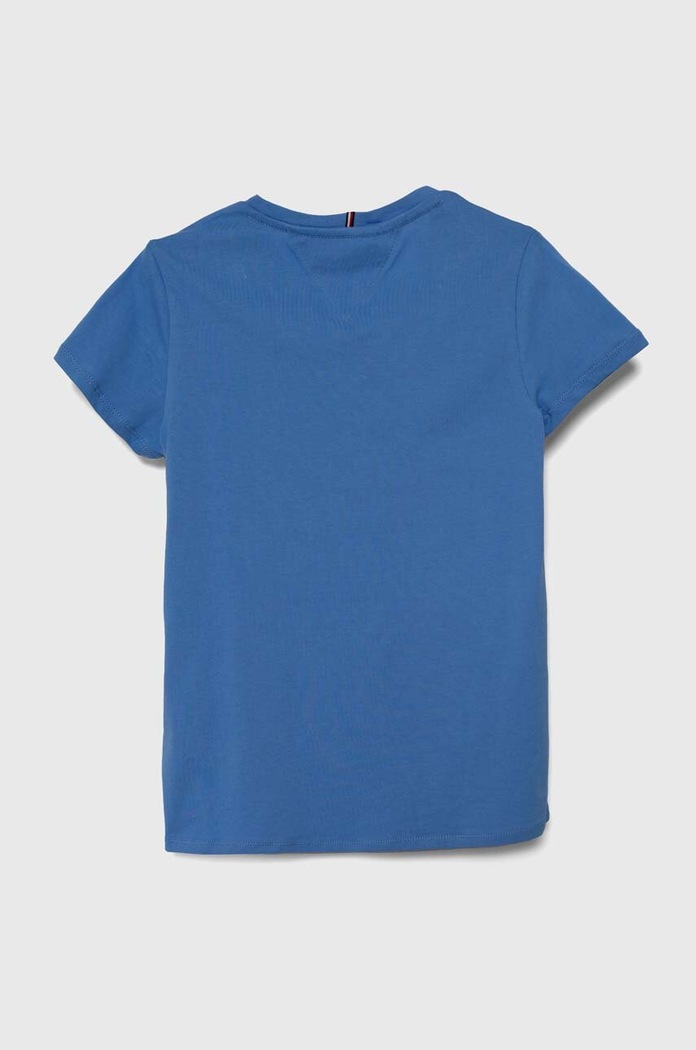 Tommy Hilfiger T-shirt bawełniany dziecięcy KG0KG05242.128.176.PPYH niebieski AA00