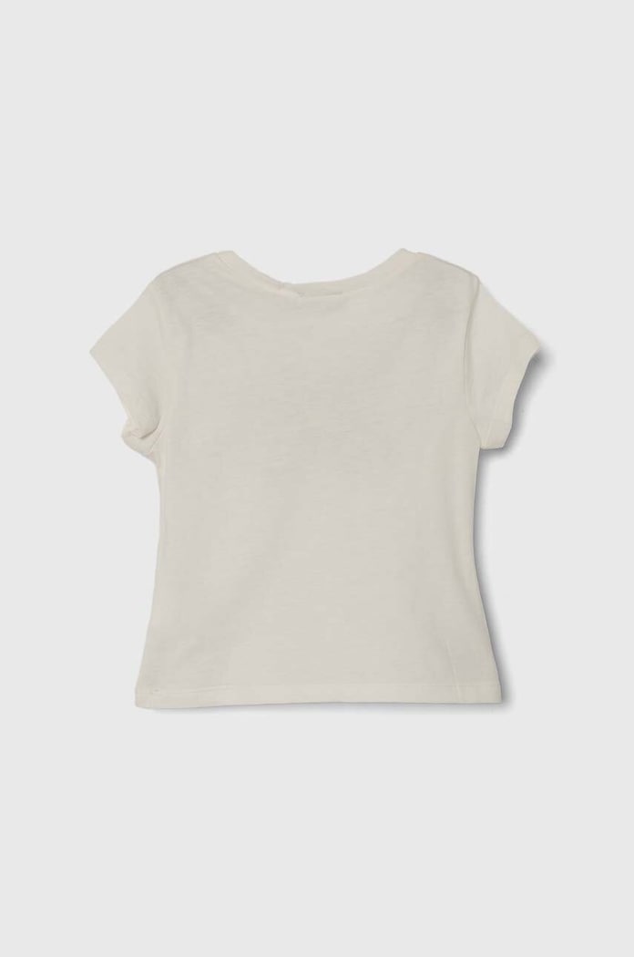 United Colors of Benetton t-shirt bawełniany dziecięcy 3I1XG10DI.P.Seasonal beżowy SS24