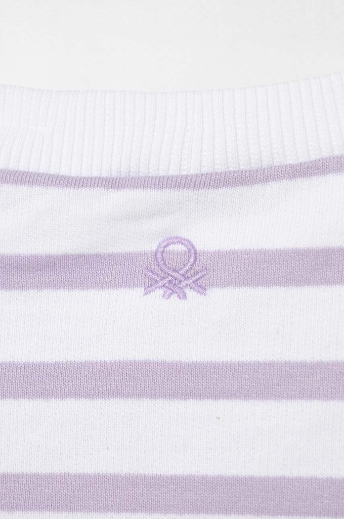 Dziewczynka United Colors of Benetton top bawełniany dziecięcy 3O01C10I2.G.Seasonal fioletowy