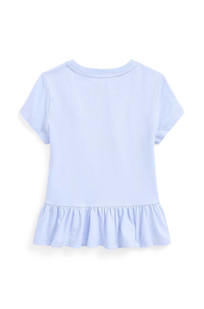 Polo Ralph Lauren t-shirt bawełniany dziecięcy 312935041001 niebieski SS24