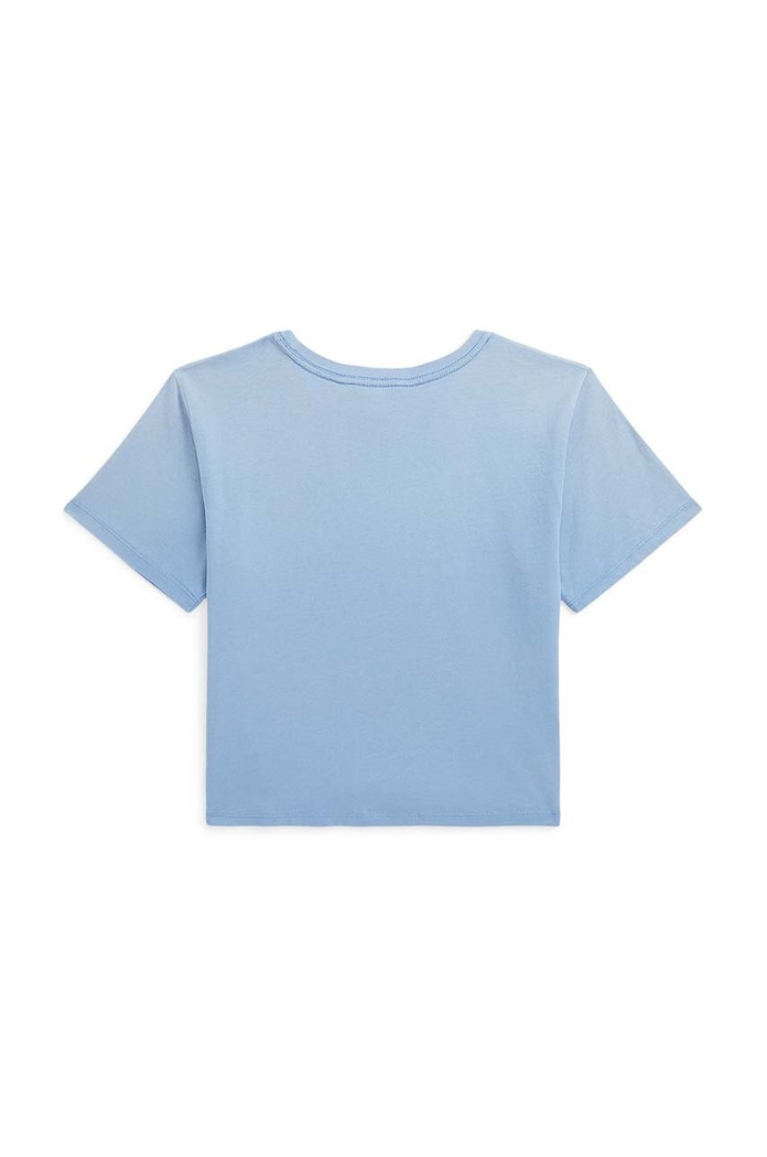 Dětské bavlněné tričko Polo Ralph Lauren 313935286004 modrá SS24