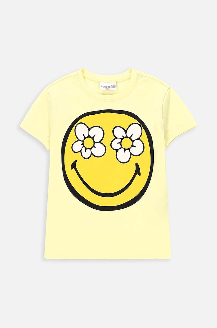 Coccodrillo T-shirt dziecięcy żółty WC4143201VGC