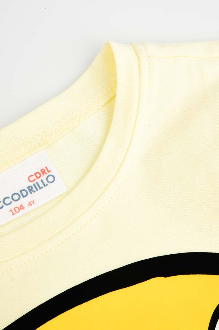 Dziewczynka Coccodrillo T-shirt dziecięcy WC4143201VGC żółty