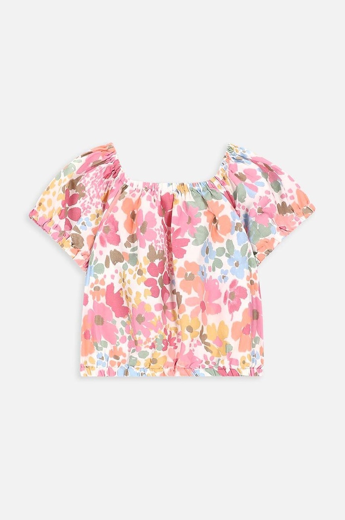 Fete Coccodrillo tricou de bumbac pentru copii WC4140201GPK roz