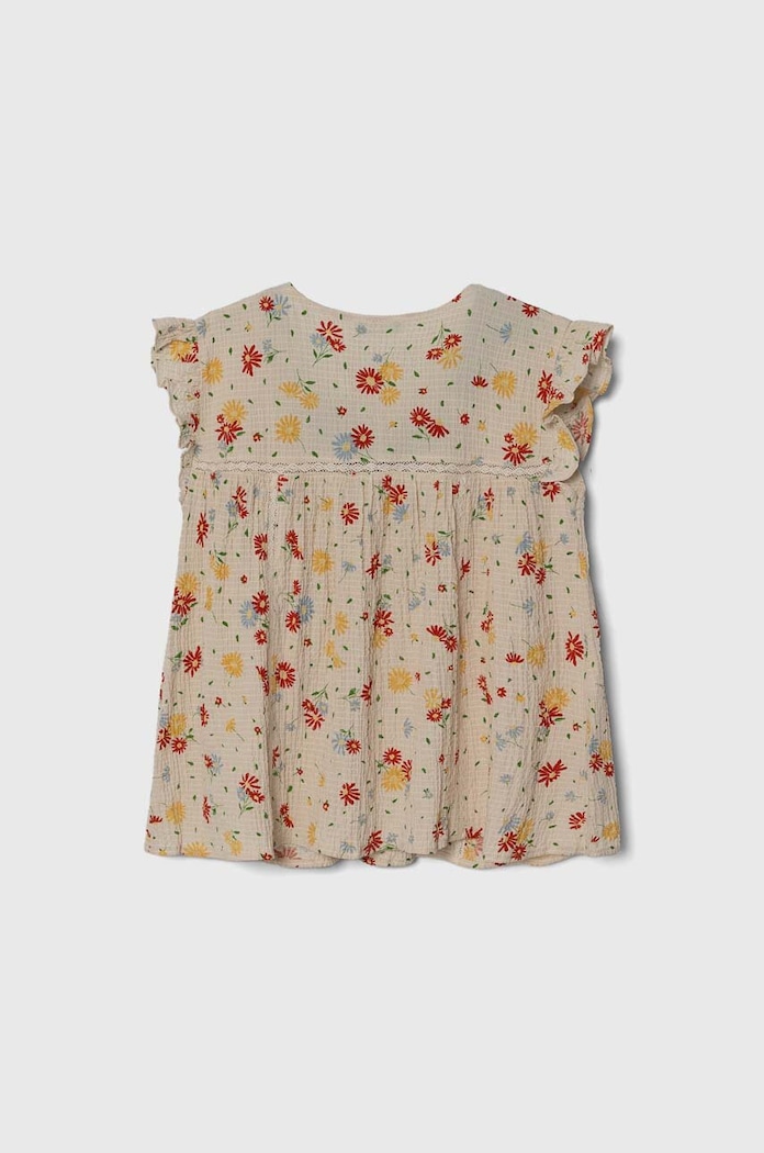 Dětské tričko United Colors of Benetton 5RFGCQ02S.G.Seasonal béžová SS24