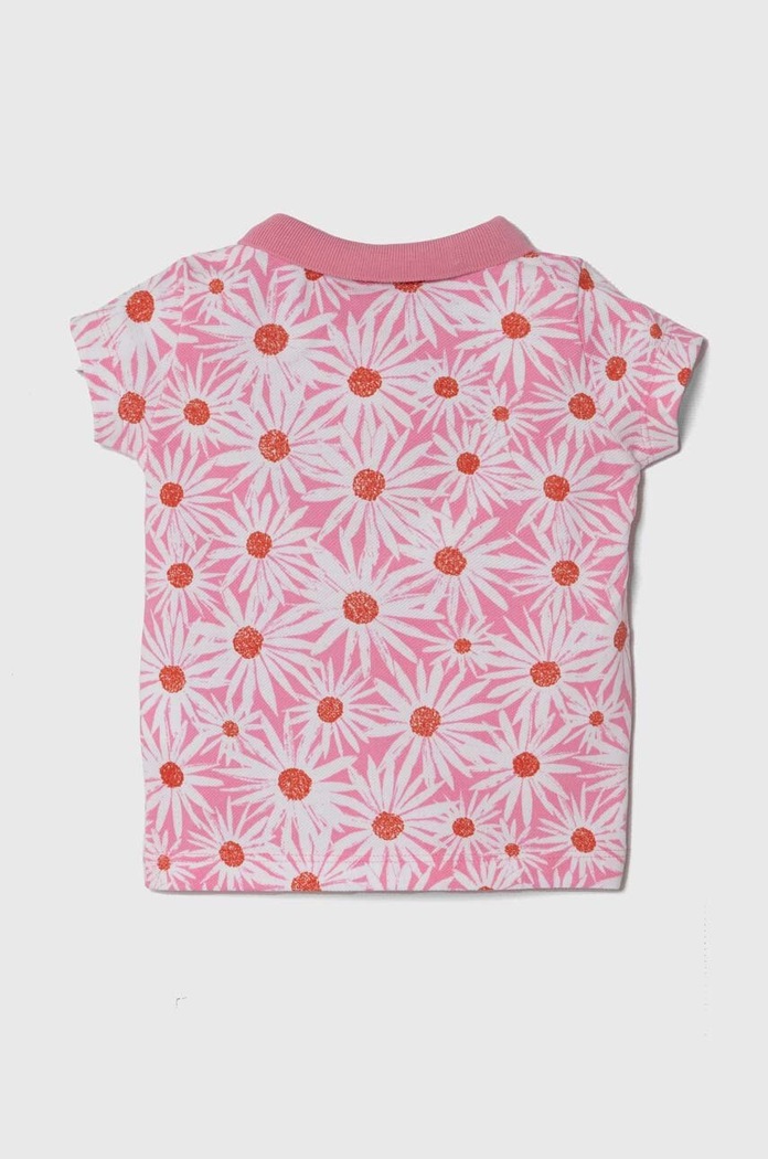 United Colors of Benetton polo niemowlęce 3LRYA3003.W.Seasonal różowy SS24
