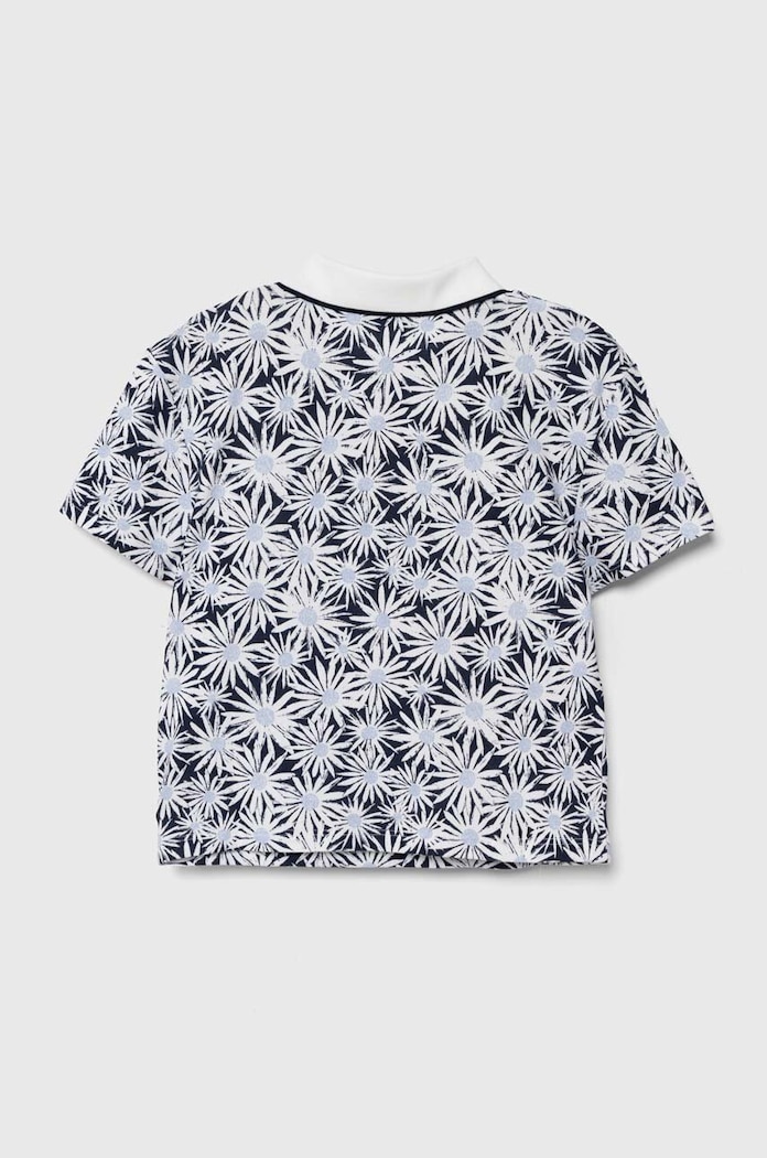 United Colors of Benetton Polo dziecięce 3LRYC301J.G.Seasonal granatowy SS24