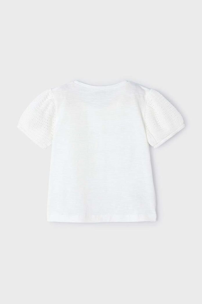 BIMBA Mayoral t-shirt in cotone per bambini 3085.6F.Mini.PPYH beige