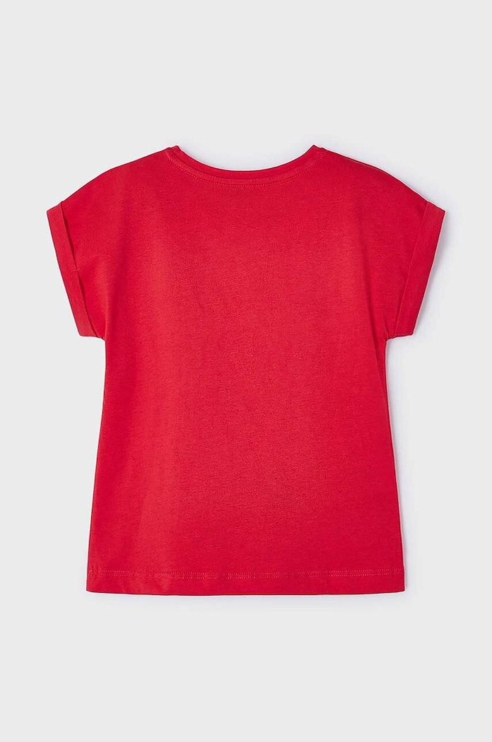 Dziewczynka Mayoral t-shirt dziecięcy kod QR do gry 3087.6H.Mini.PPYH fioletowy