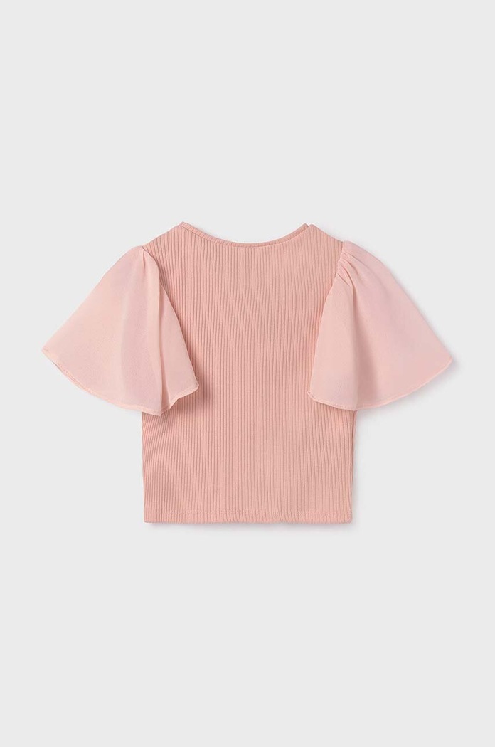 Mayoral t-shirt dziecięcy 6004.8E.Junior.PPYH różowy SS24