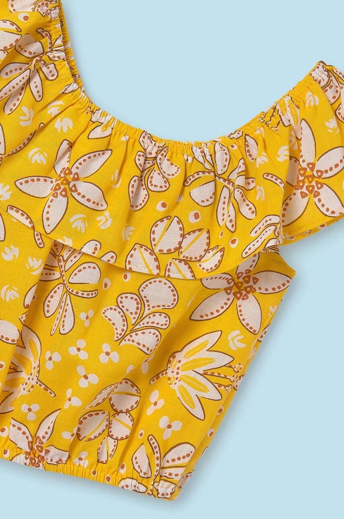 Dječja bluza Mayoral zlatna 6024.8E.Junior.PPYH