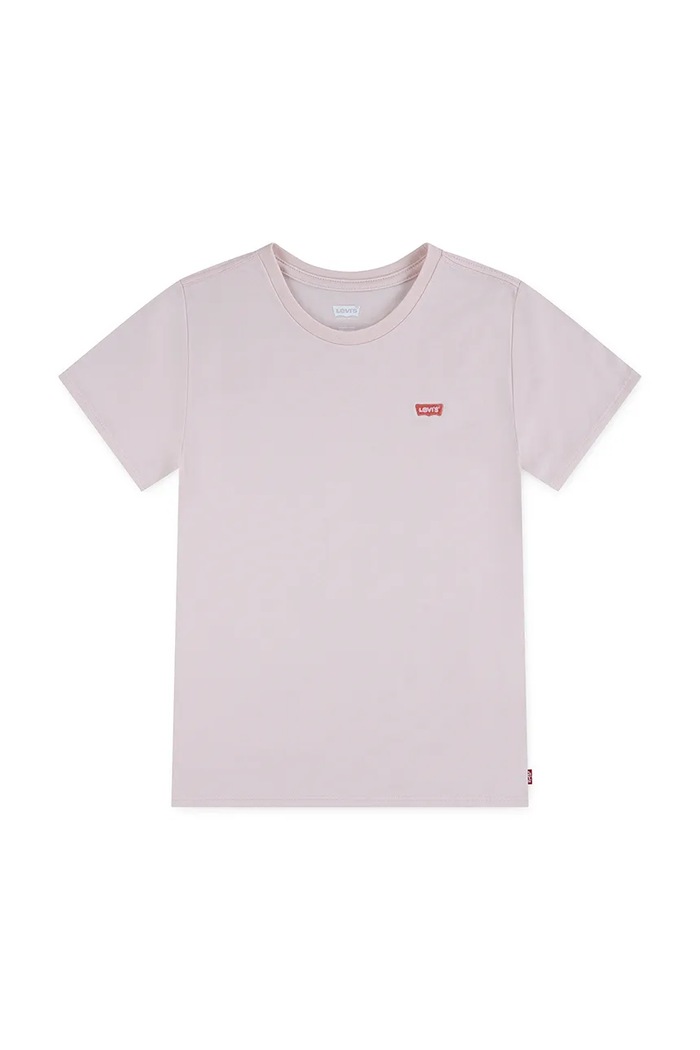 Detské tričko Levi's LVG BATWING CHEST HIT TEE okrúhly ružová 3EK826