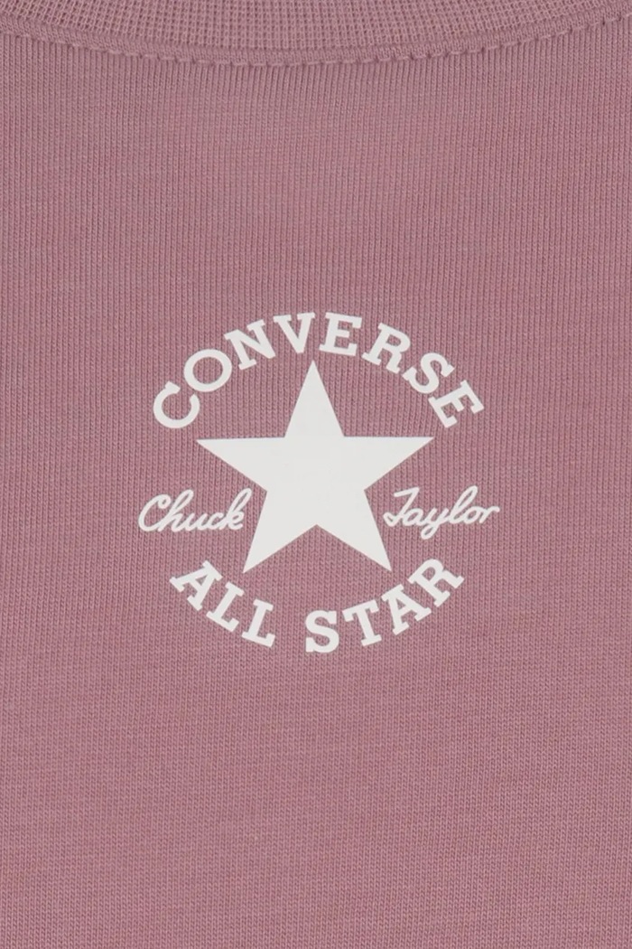 Deklice Otroška bombažna kratka majica Converse 4CD915 roza