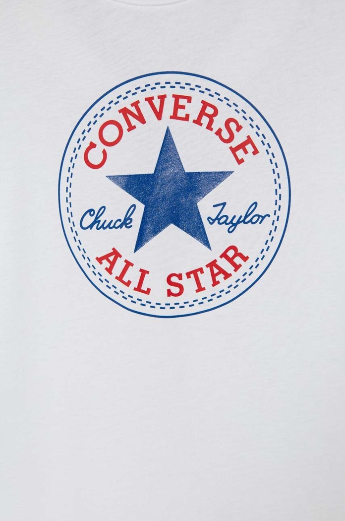 Lány Converse gyerek pamut póló 468992 fehér