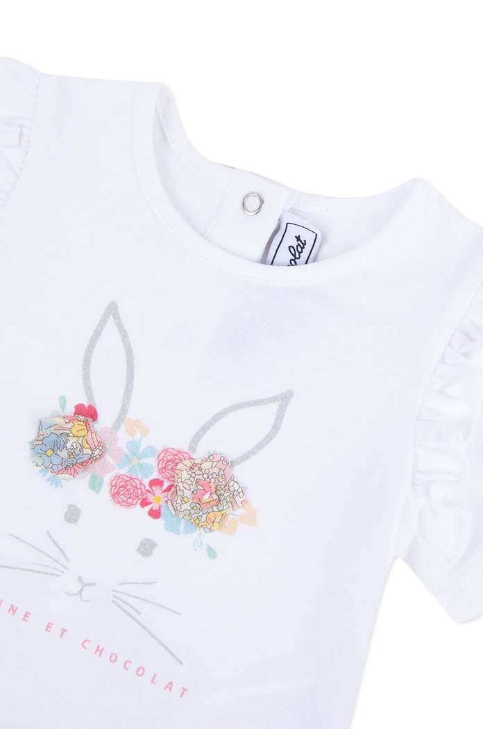 T-shirt dziecięcy TARTINE ET CHOCOLAT TY10071.104 biały