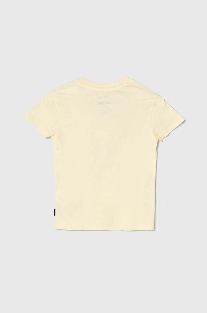 Vans T-shirt bawełniany dziecięcy SKATE SUN CREW VN000GAWCR1 żółty SS24