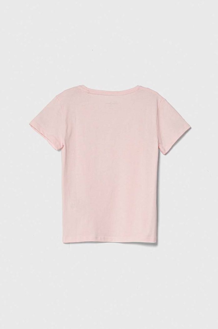 Pepe Jeans t-shirt bawełniany dziecięcy NINA PG503068 różowy SS24