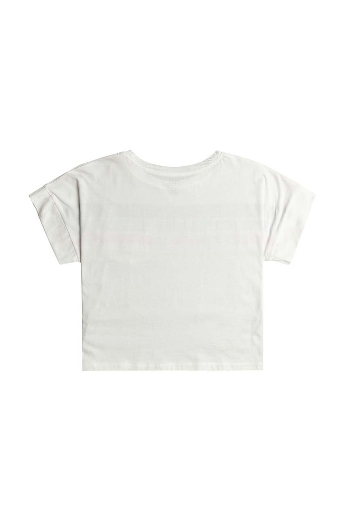 Roxy tricou de bumbac pentru copii SWIMMININTHESTA ERGZT04035 alb SS24