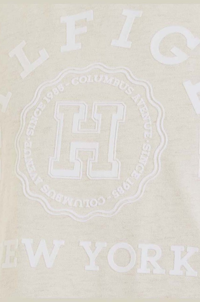 Tommy Hilfiger t-shirt bawełniany dziecięcy beżowy KG0KG07855.128.176.PPYH