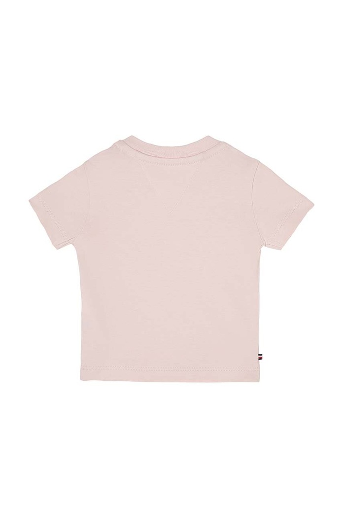 Kojenecké tričko Tommy Hilfiger KN0KN01805.PPYH růžová SS24