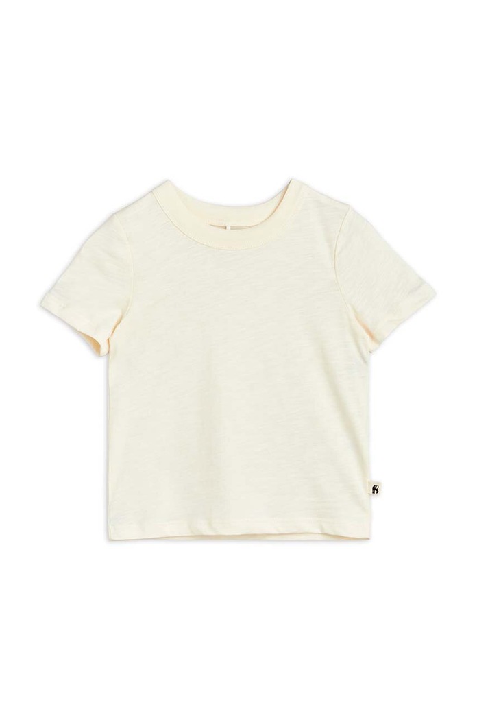 Mini Rodini t-shirt bawełniany dziecięcy 2412012300 pomarańczowy