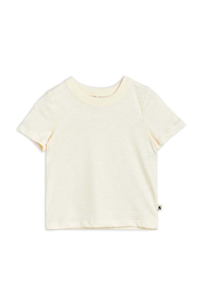 Mini Rodini t-shirt bawełniany dziecięcy 2412012300 pomarańczowy