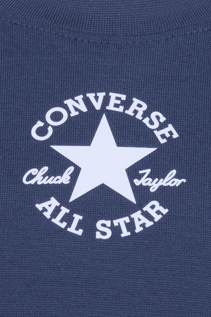 Dječaci Dječja majica kratkih rukava Converse 8CD891 mornarsko plava