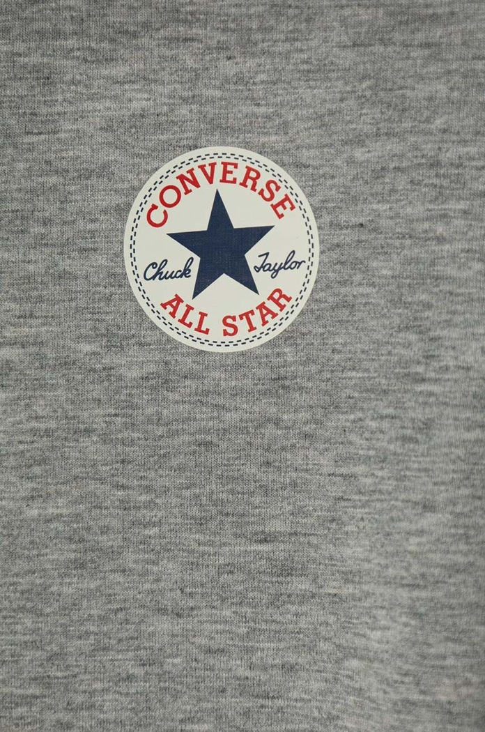 Dječaci Dječja pamučna majica kratkih rukava Converse 8C9506 siva