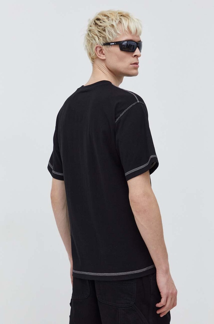 Odzież HUGO t-shirt bawełniany 50504718 czarny