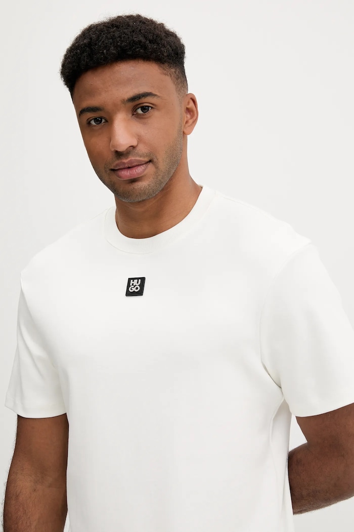 HUGO tricou pentru bărbați din bumbac Dalile bej 50505201