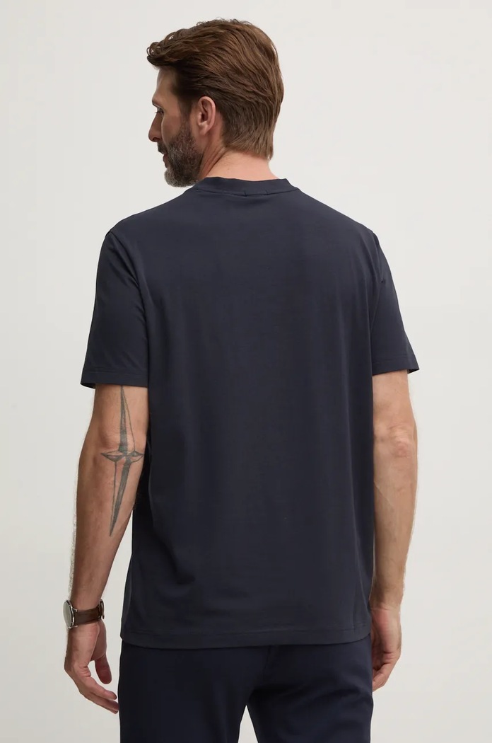 Одежда Футболка Boss Green Tee V 50506347 тёмно-синий