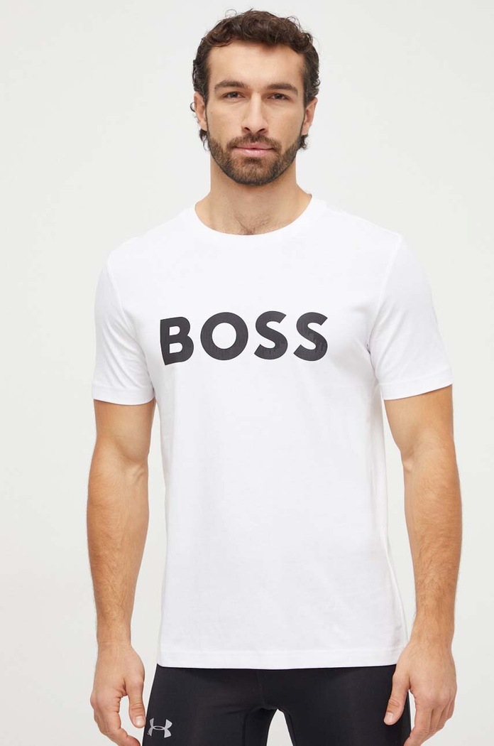 Tričko Boss Green 50506363 bílá SS24