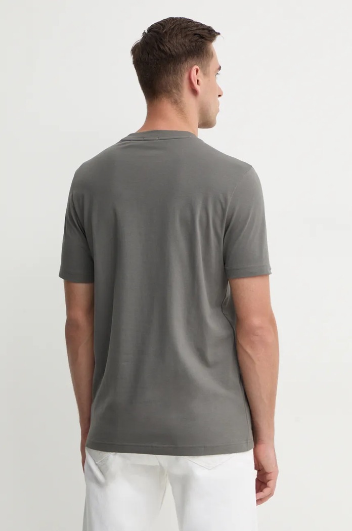 Oblečení BOSS Green tričko pánské bavlněné s elastanem Tee 50506373 zelená