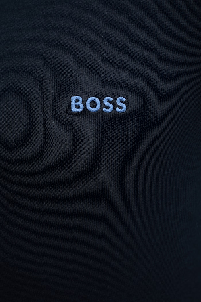BOSS tricou loungewear bărbătesc din bumbac cu elastan Mix&Match T-Shirt R 50515312 bleumarin