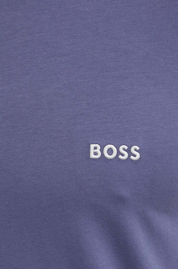 BOSS lounge tričko pánske bavlnené s elastanom Mix&Match T-Shirt R modrá 50515312