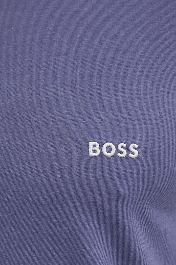 BOSS lounge tričko pánske bavlnené s elastanom Mix&Match T-Shirt R modrá 50515312
