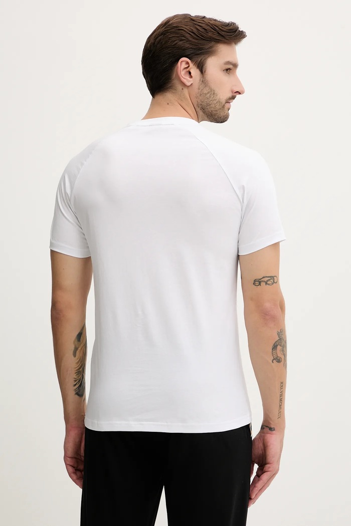 Odzież BOSS T-shirt męski T-Shirt RN Slim Fit 50517970 biały