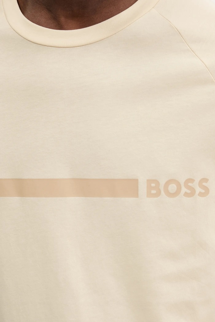 BOSS majica za muškarce T-Shirt RN Slim Fit bež 50517970