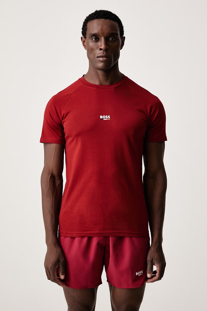 BOSS Тениска мъжка T-Shirt RN Slim Fit червен 50517970