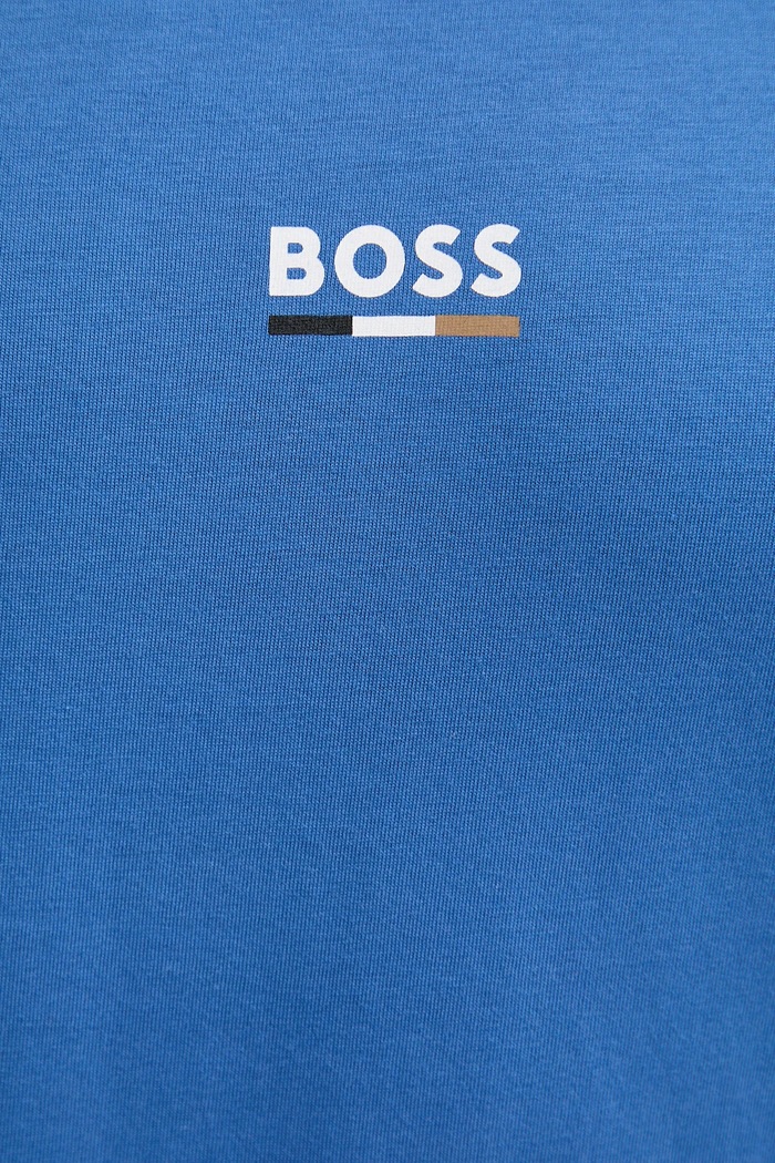 BOSS tričko pánske T-Shirt RN Slim Fit 50517970 fialová