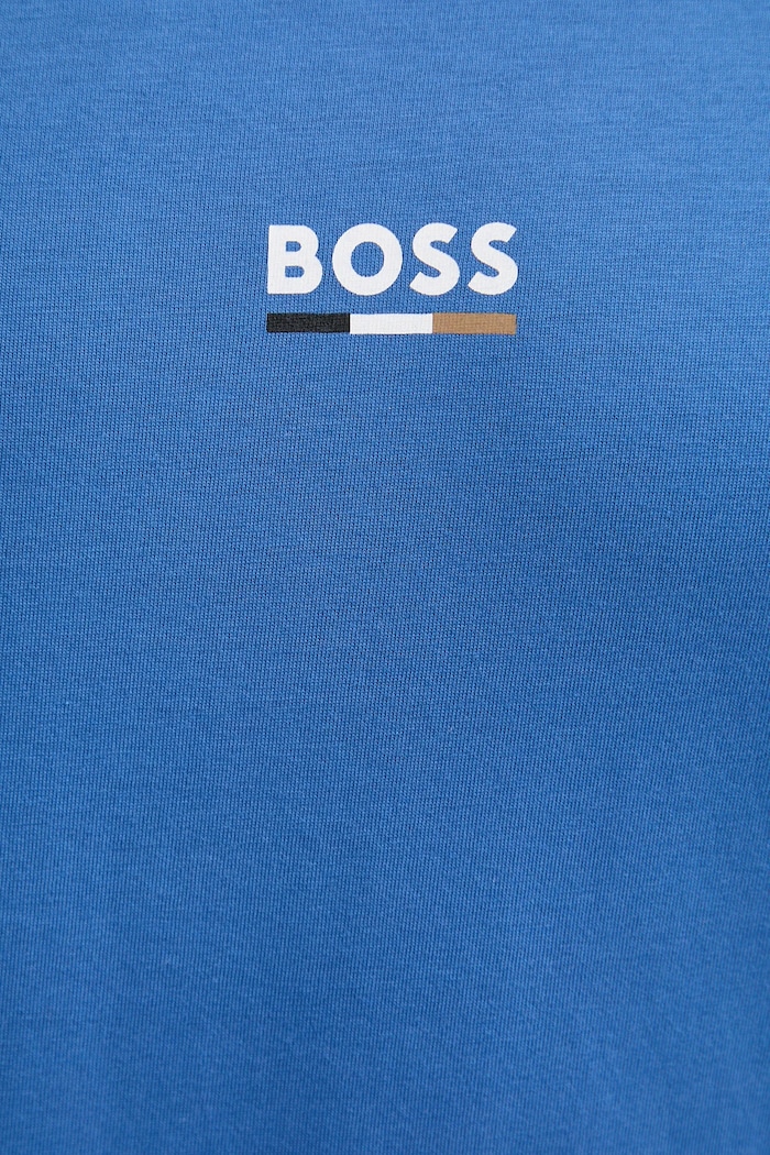 BOSS tričko pánske T-Shirt RN Slim Fit 50517970 fialová
